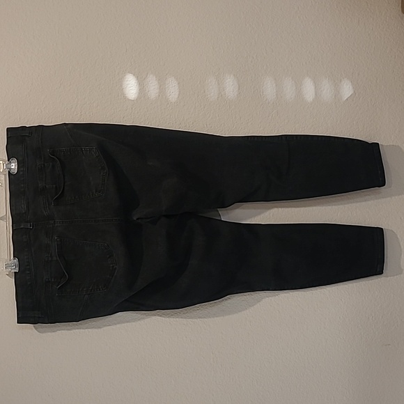 Torrid Distressed Black Denim Bombshell Skinny Jeans Size 22R - Picture 3 of 7